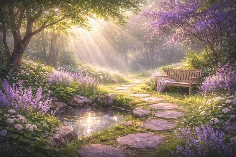 INFJ morgonrutin för energi - morgonlugn i skogsglärd för en fridfull start på dagen som introvert